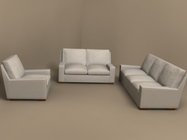pierre collection by flexform 3D Model .c4d .max .obj .3ds .fbx .stl .blend 