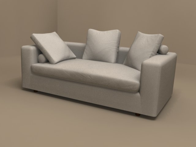poggiolungo 180x98 sofa by flexform 3D Modell .c4d .max .obj .3ds .fbx .stl .blend 
