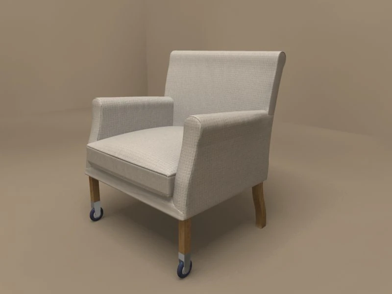 press armchair by flexform 3D Model .c4d .max .obj .3ds .fbx .stl .blend 