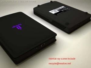 艾美加硬盘 3D 模型