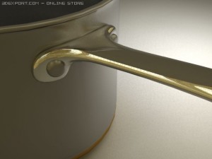 casserole Model 3D