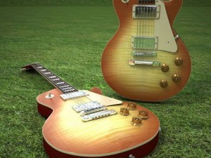 gibson les paul standard 59 3Dモデル