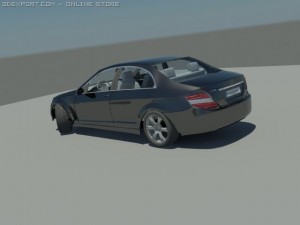mercedes benz c class 2009 3D मॉडल