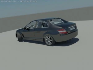 mercedes benz c class 2009 3D Model