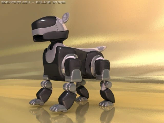 3d robo dog 3D Model .c4d .max .obj .3ds .fbx .stl .blend