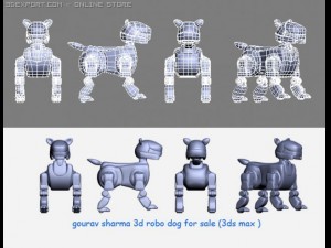 3d robo dog Model 3D
