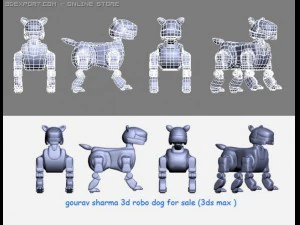 3d robo dog 3D Model
