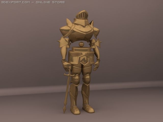 3d warrior Modelo 3D .c4d .max .obj .3ds .fbx .stl .blend 