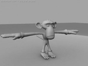 monkey 3D Model