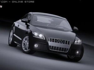 audi tts Modelo 3D
