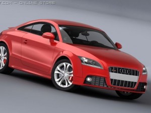 audi tts 3D 모델