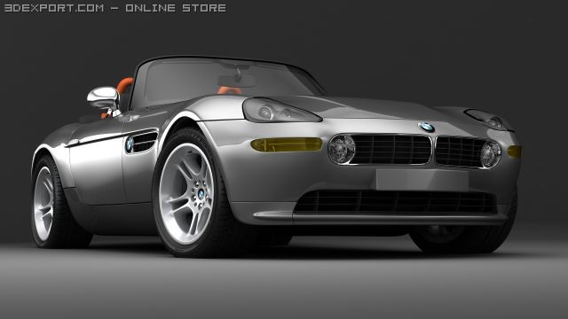 bmw z8 3D-Modell .c4d .max .obj .3ds .fbx .stl .blend 