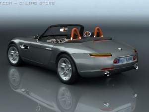bmw z8 3D-Modell