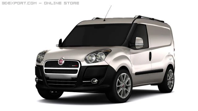 fiat doblo cargo 3D Model .c4d .max .obj .3ds .fbx .stl .blend 
