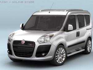 fiat doblo 2010 Model 3D