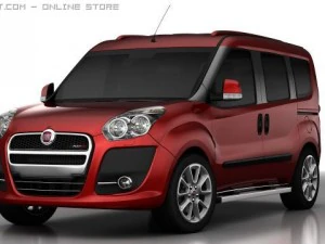 fiat doblo 2010 3D Model