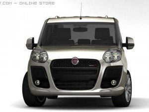 fiat doblo 2010 3D मॉडल