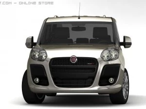 fiat doblo 2010 3D Model