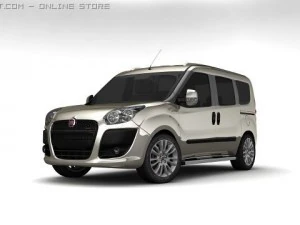 fiat doblo 2010 3D Model