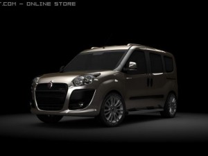 fiat doblo 2010 3D मॉडल