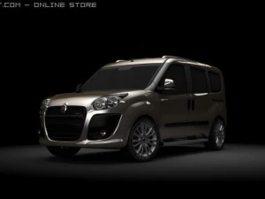 fiat doblo 2010 3D Model