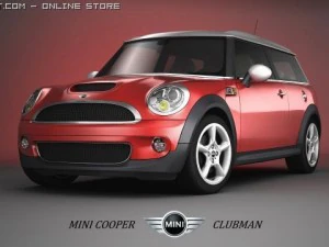mini cooper clubman 3D Model