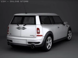 mini cooper clubman 3D Model