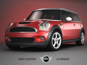 mini cooper clubman 3D Model