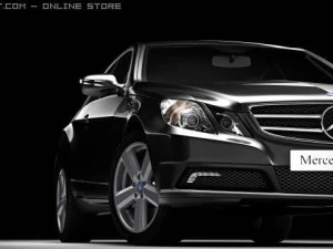 mercedes classe e coup&eacute; 2010 Modello 3D