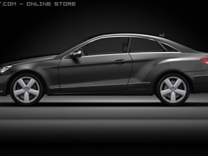 mercedes e class coupe 2010 Modello 3D