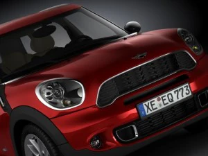 mini cooper countryman 2011 3D Model