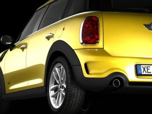 mini cooper countryman 2011 3D Model