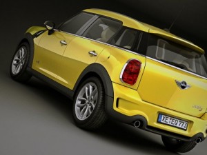 mini cooper countryman 2011 3D Model