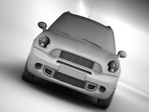 mini cooper countryman 2011 3D Model