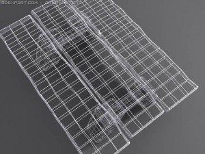 old wooden table 3D-Modell