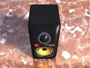 studio monitor 3D Model