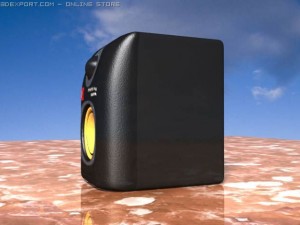 studio monitor 3D Model