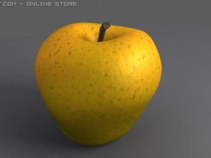procedural apple 3D 모델