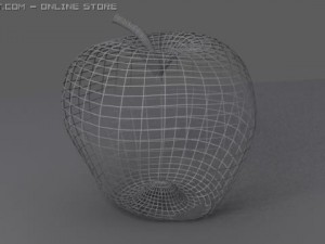 procedural apple 3D 모델