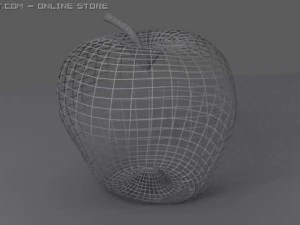 procedural apple 3D Model
