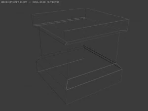 concrete dirty block 3D Model