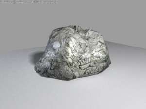 lowpoly rock 3D Model