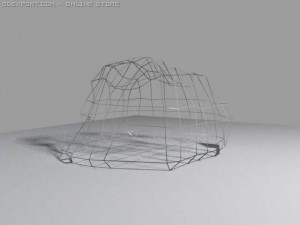 lowpoly rock 3D Model