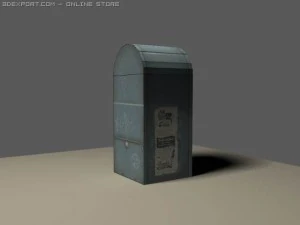 mailbox lowpoly 3D Model