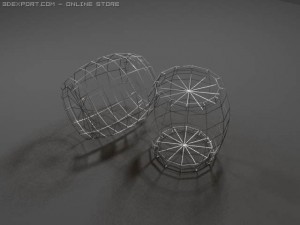 barrel 3D 模型