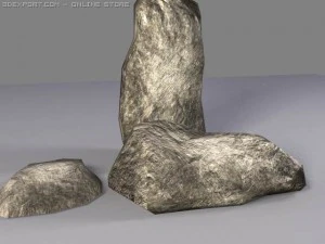 kolekcja skał Model 3D