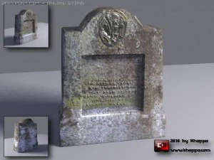 gravestone 3D Model