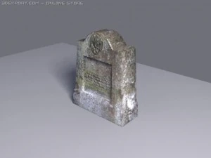 gravestone 3D Model