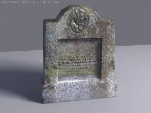 gravestone 3D Model