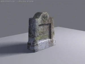 gravestone 3D Model